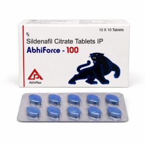 Abhiforce 100 mg front box with strip