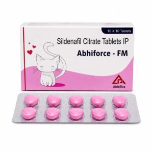Abhiforce FM 100 mg front box with strip