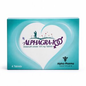 Alphagra 100 mg (Slidenafil) front box