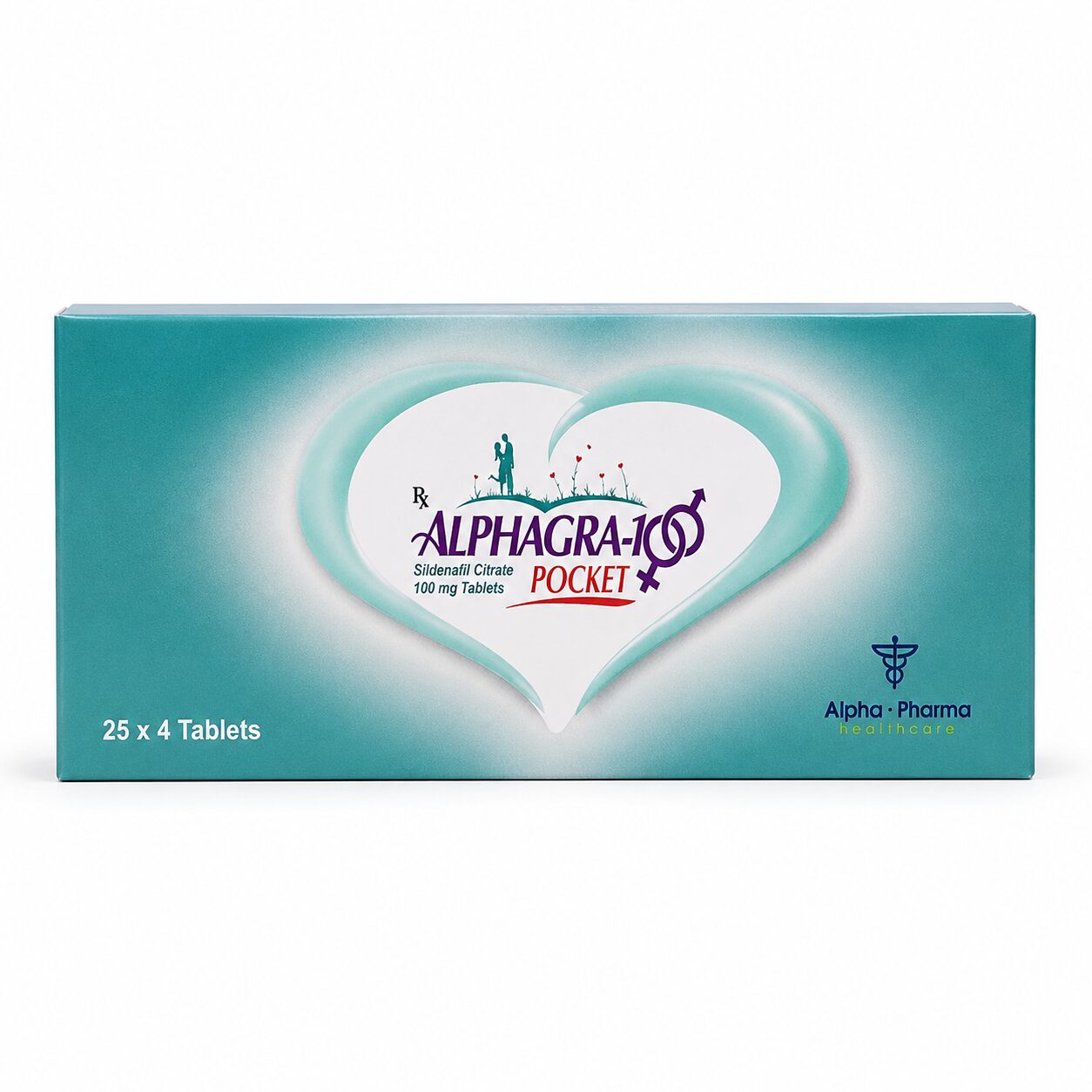 Alphagra Pocket 100 mg (Sildenafil Citrate) 1 Alphagra Pocket 100 mg