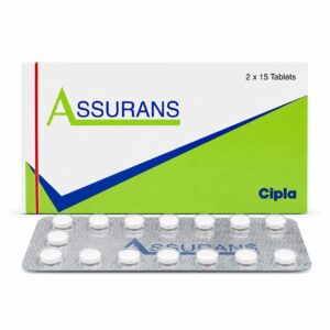 Assurans 20 mg front box with strip