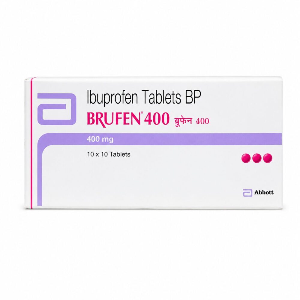 Brufen 400 mg (Ibuprofen) 1 Brufen 400 mg (Ibuprofen) front box