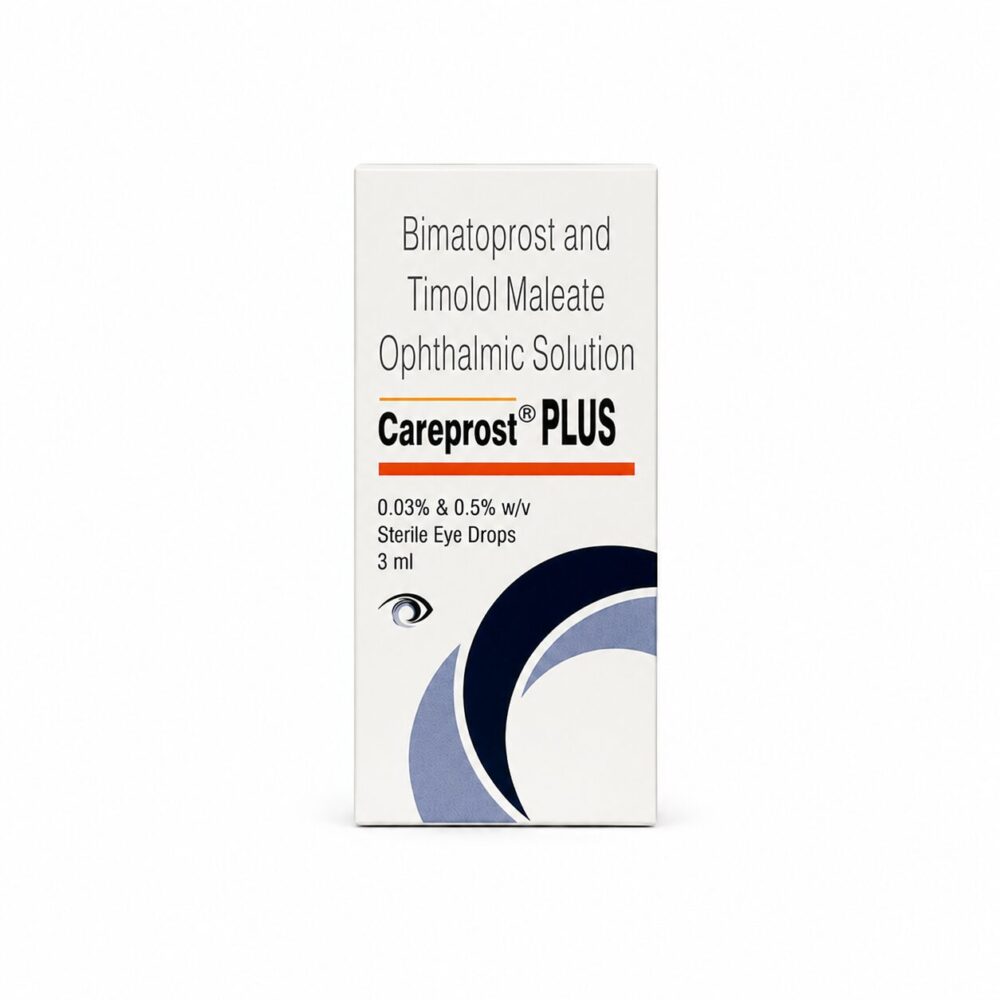 Careprost Plus Eye Drops (3ml) 2 Careprost Plus Eye Drops (3ml) front box