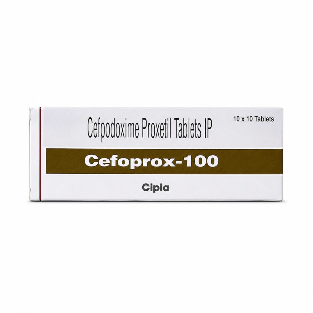 Cefoprox 100 mg (Cefpodoxime) 1 Cefoprox 100 mg ( Cefpodoxime ) front box