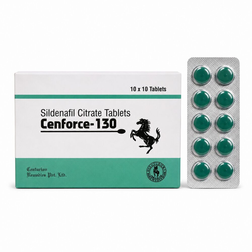 Cenforce 130 mg (Sildenafil Citrate) 4 Cenforce 130 mg - Authentic Sildenafil Citrate Tablets for Enhanced Vascular Response.
