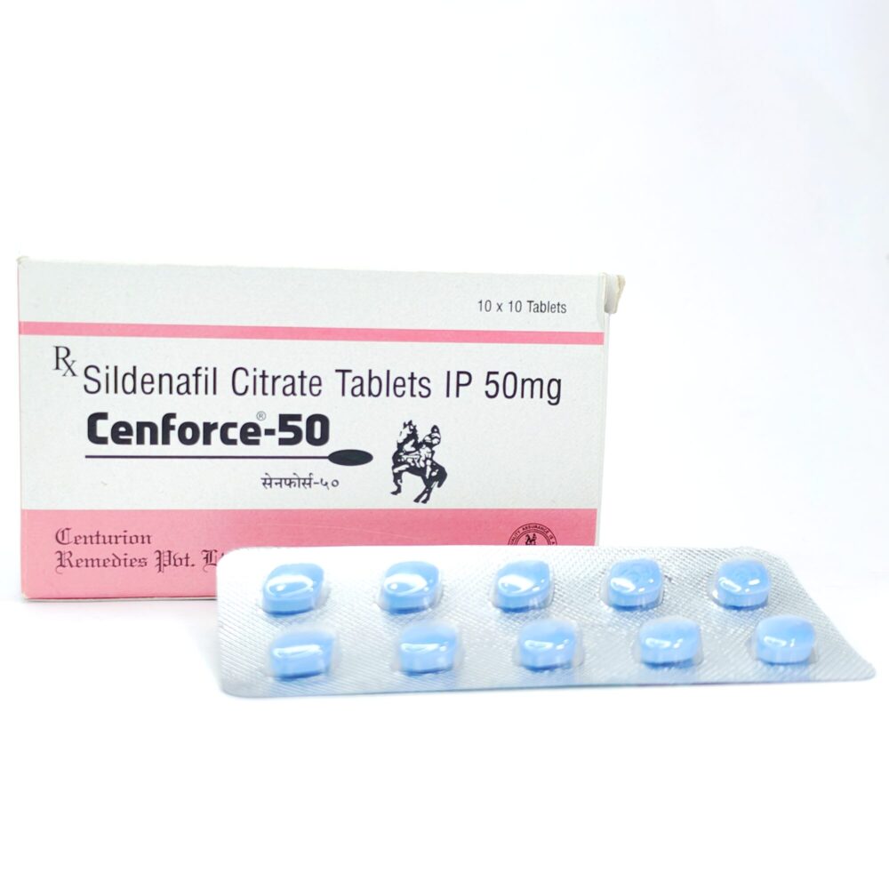 Cenforce 50 mg (Sildenafil Citrate Tablets) 1 Cenforce 50 mg - Authentic Sildenafil Citrate Tablets for Vascular Support
