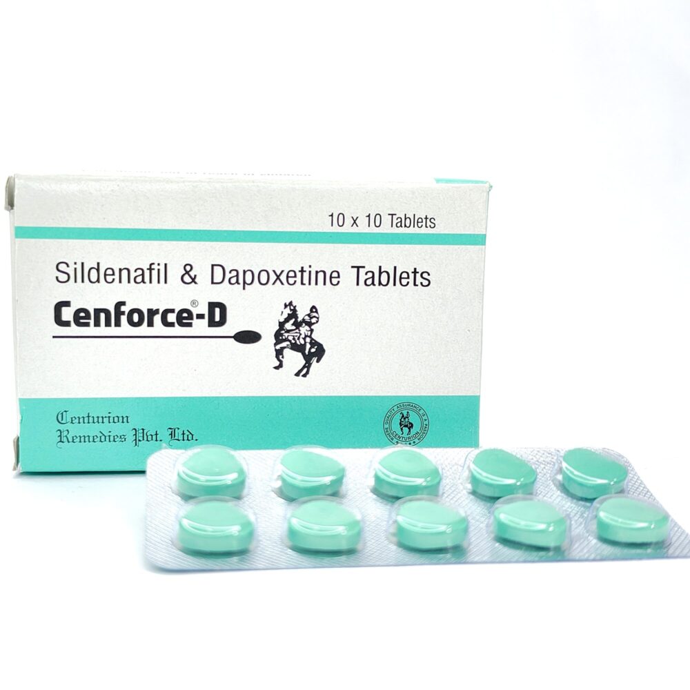 Cenforce D 160 mg (Sildenafil & Dapoxetine Tablets) 1 Cenforce D 160 mg - Authentic Sildenafil Citrate and Dapoxetine Tablets.