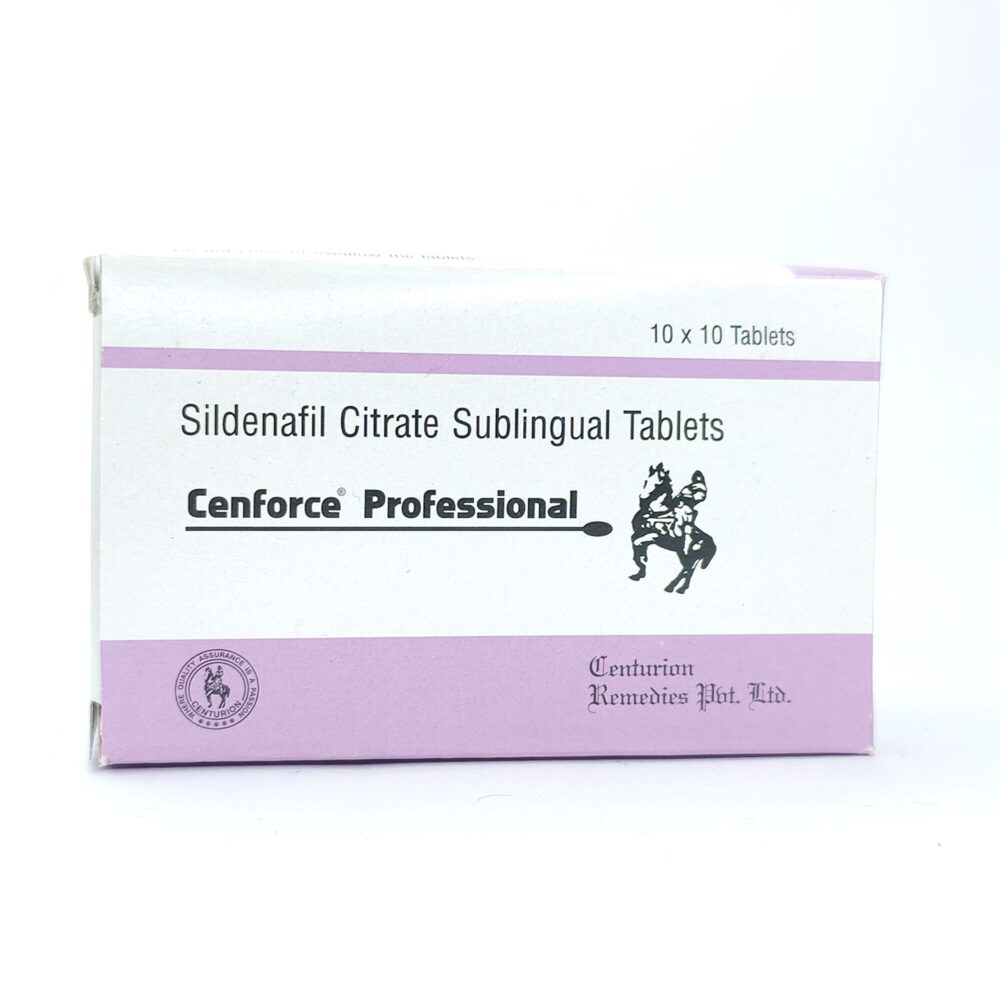 Cenforce Professional 100 mg (Sildenafil Citrate Tablets) 2 Cenforce Professional 100 mg - Authentic Sublingual Sildenafil Citrate Tablets.