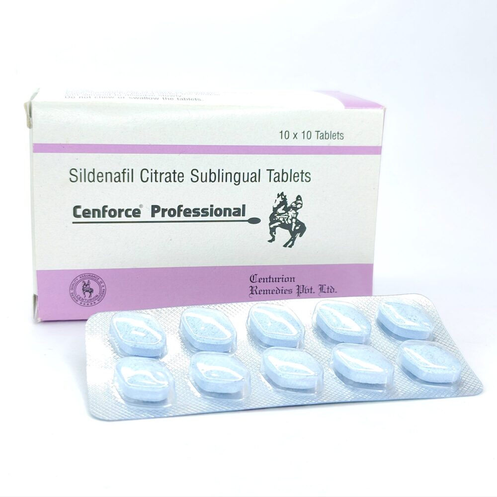 Cenforce Professional 100 mg (Sildenafil Citrate Tablets) 1 Cenforce Professional 100 mg - Authentic Sublingual Sildenafil Citrate Tablets.
