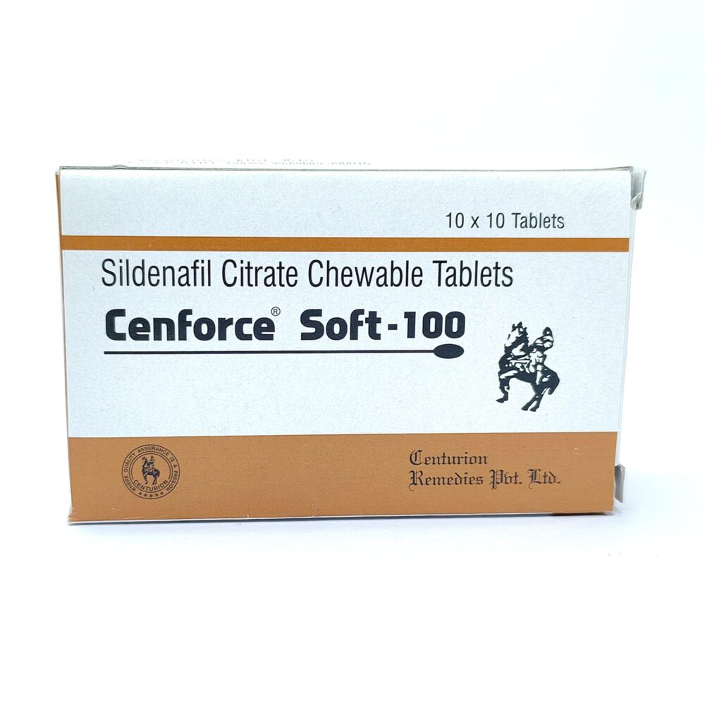 Cenforce Soft 100 mg (Sildenafil Citrate Chewable) 2 Cenforce Soft 100 mg - Authentic Sildenafil Citrate Chewable Tablets.