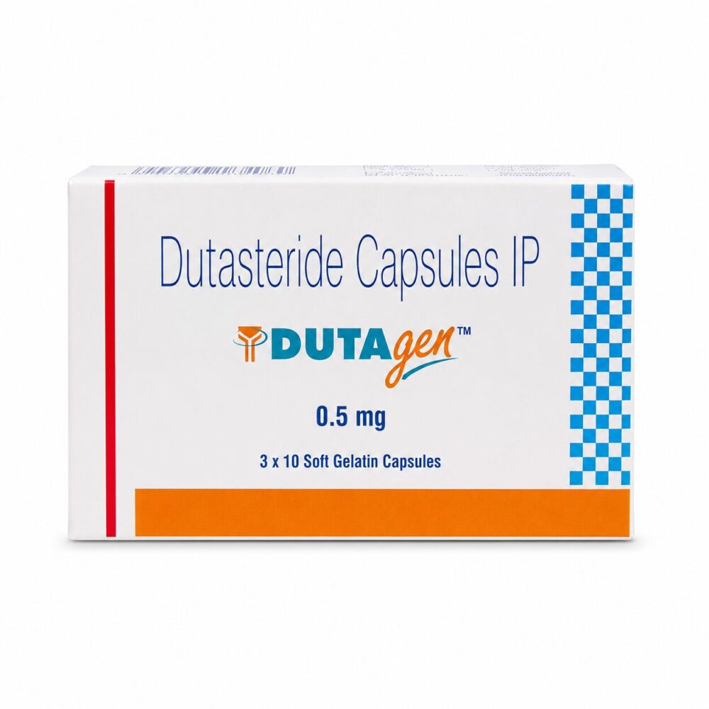Dutagen 0.5mg (Dutasteride) 2 Dutagen 0.5mg (Dutasteride) front box