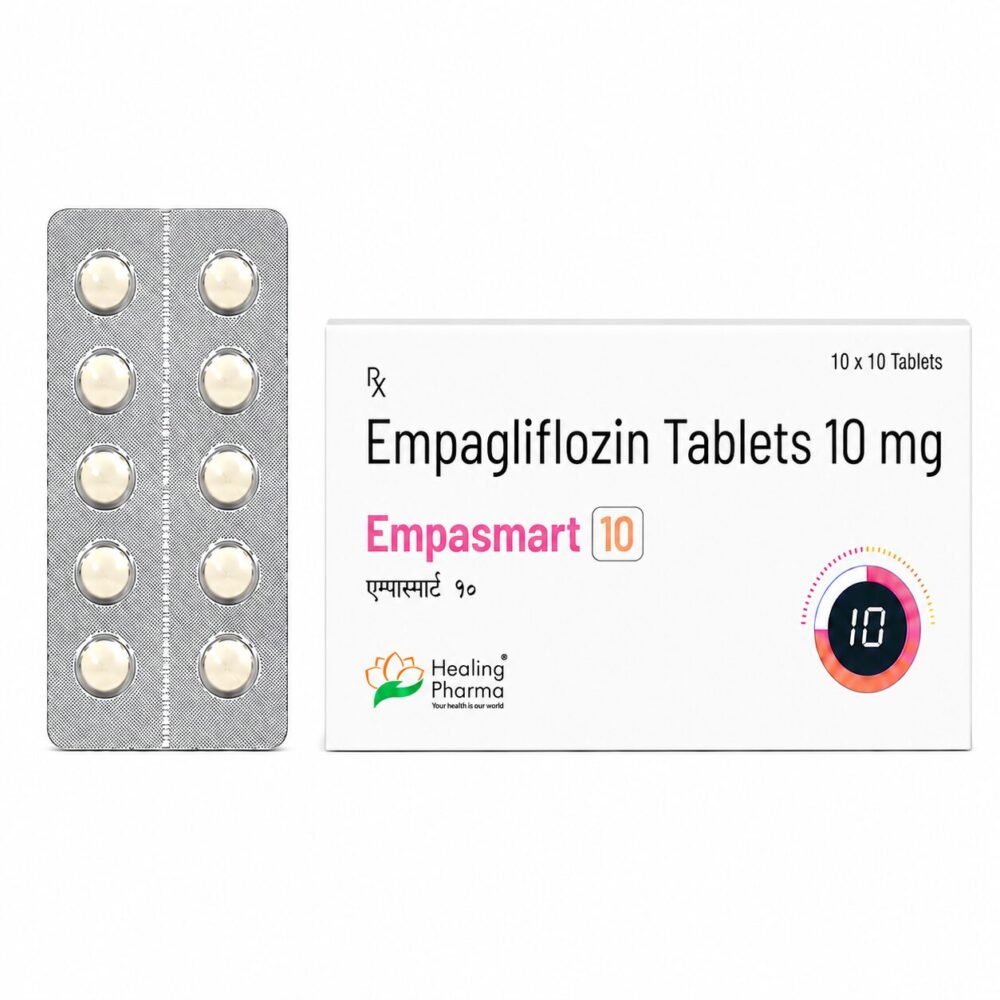 Empasmart 10 mg (Empagliflozin) 2 Empasmart 10 mg (Empagliflozin) front box