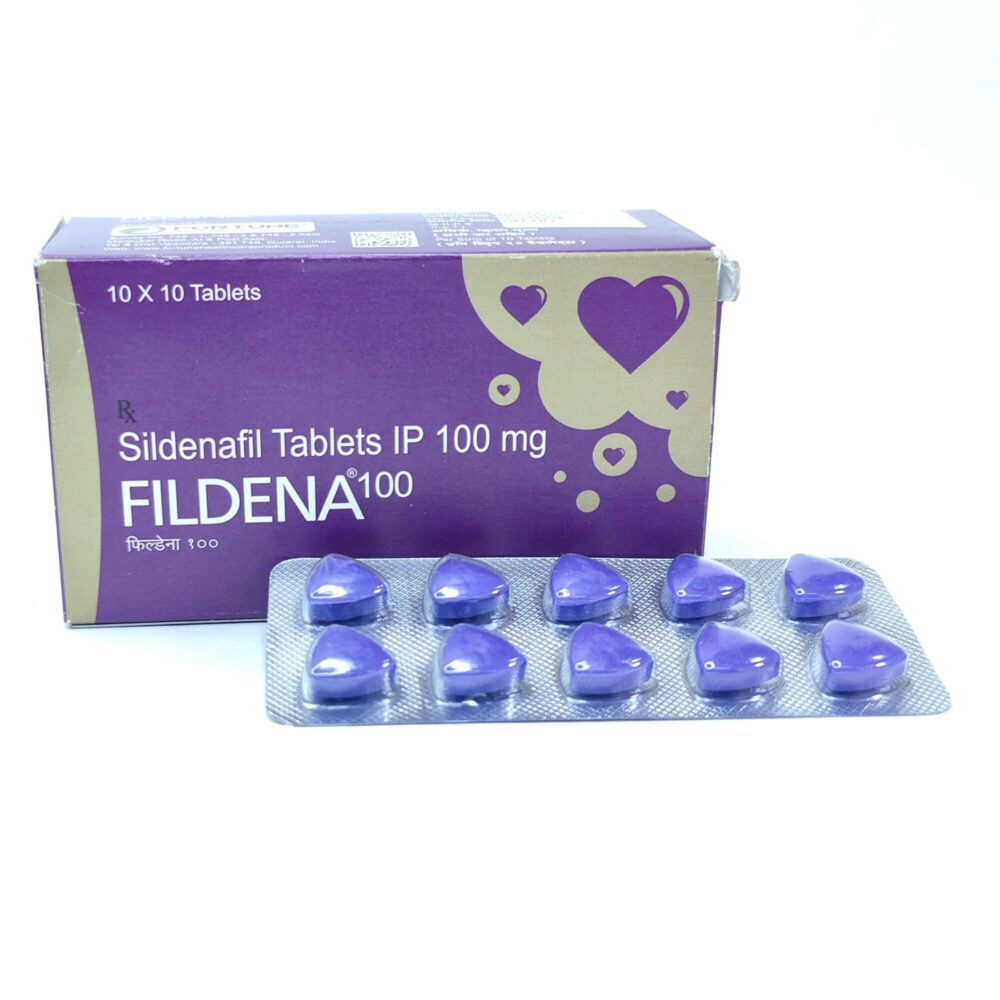 Fildena 100 mg (Sildenafil Citrate Tablets) 1 Fildena 100 mg - Authentic Sildenafil Citrate Tablets for Vascular Support.