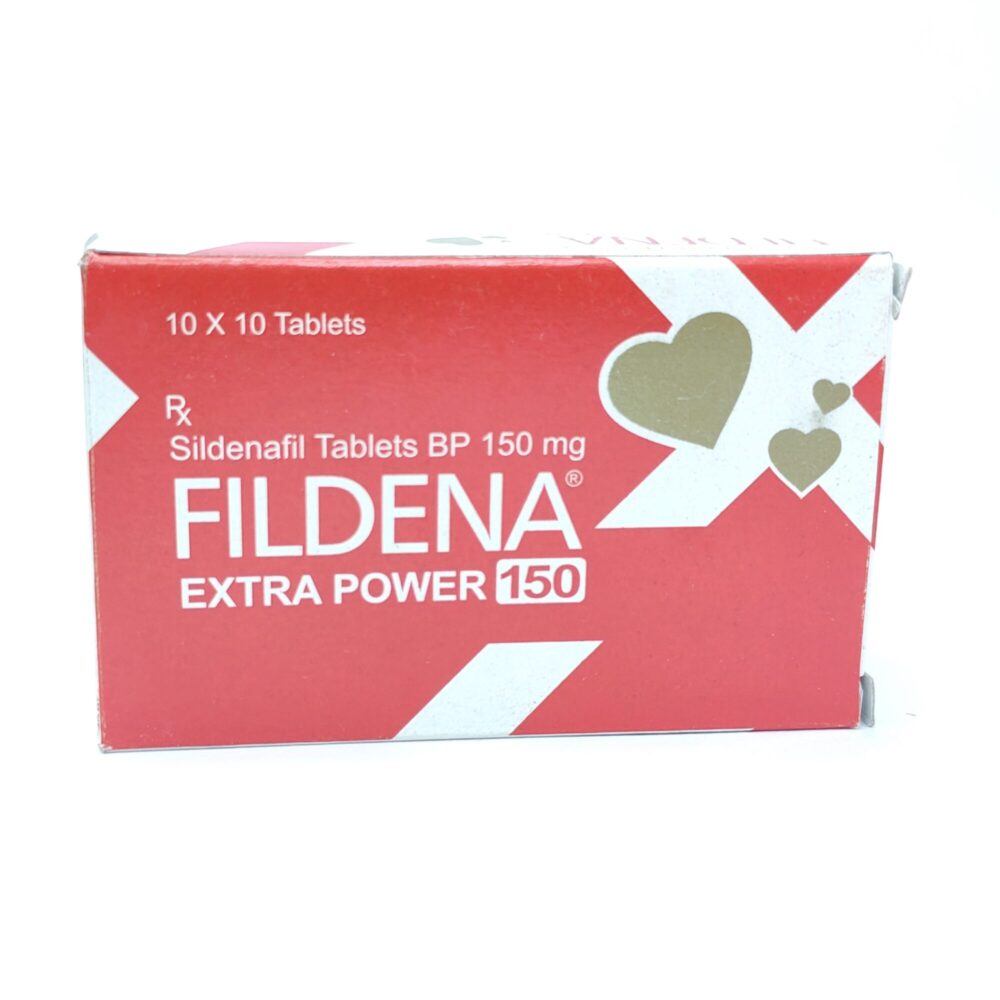 Fildena Extra Power 150 mg (Sildenafil Citrate Tablets) 2 Fildena Extra power 150mg - Authentic High-Potency Sildenafil Citrate Tablets.