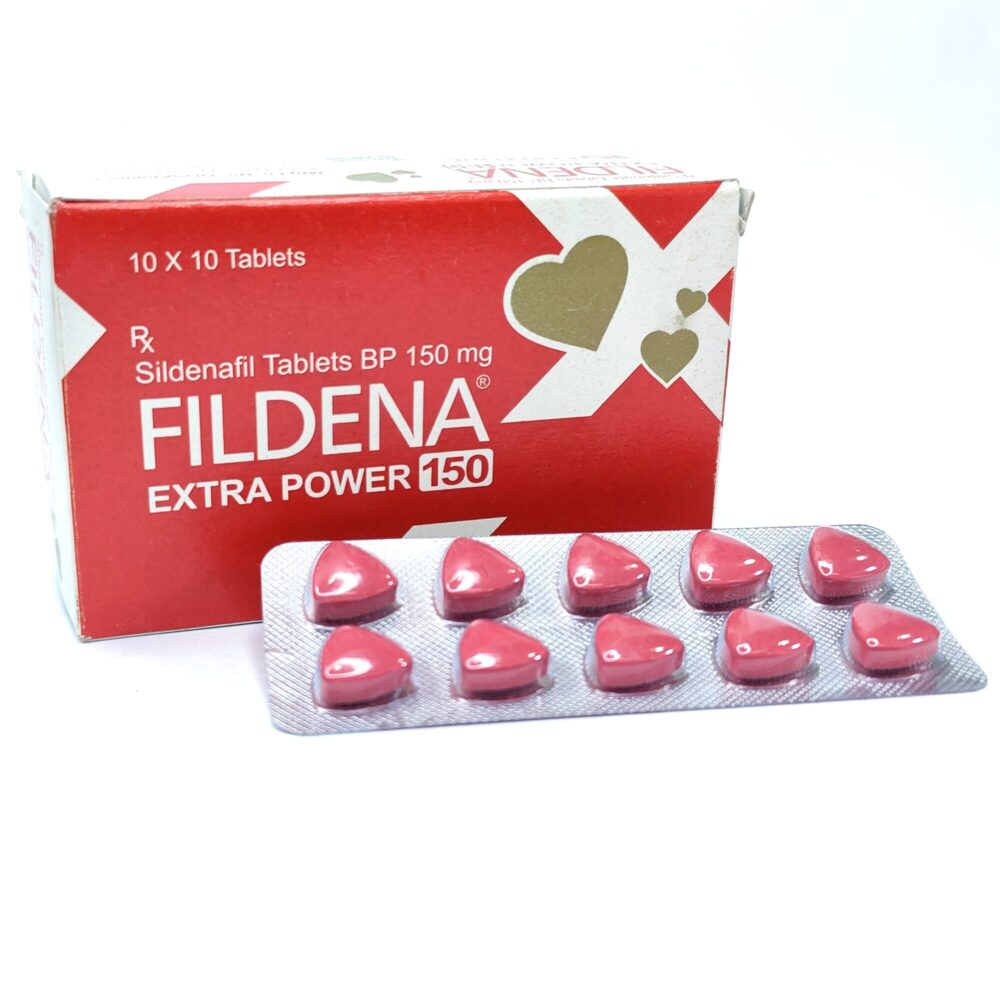 Fildena Extra Power 150 mg (Sildenafil Citrate Tablets) 1 Fildena Extra power 150 mg - Authentic High-Potency Sildenafil Citrate Tablets.