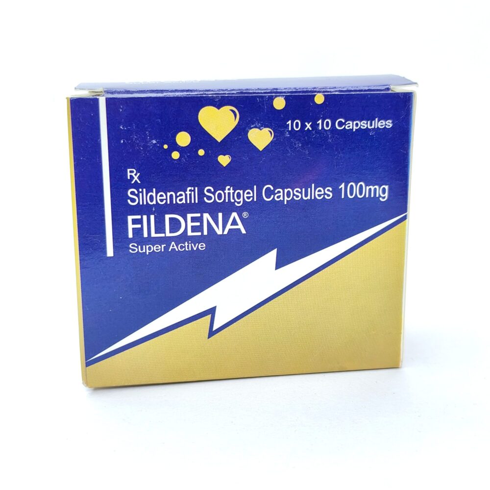 Fildena Super Active 100 mg (Sildenafil Citrate Soft Gel Capsules) 2 Fildena Super Active 100mg - Authentic Sildenafil Citrate Soft Gel Capsules.