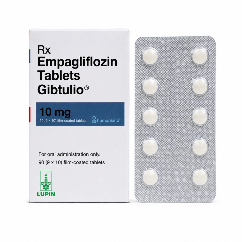 Gibtulio 10 mg (Empagliflozin) 2 Gibtulio 10mg (Empagliflozin) front box with strip
