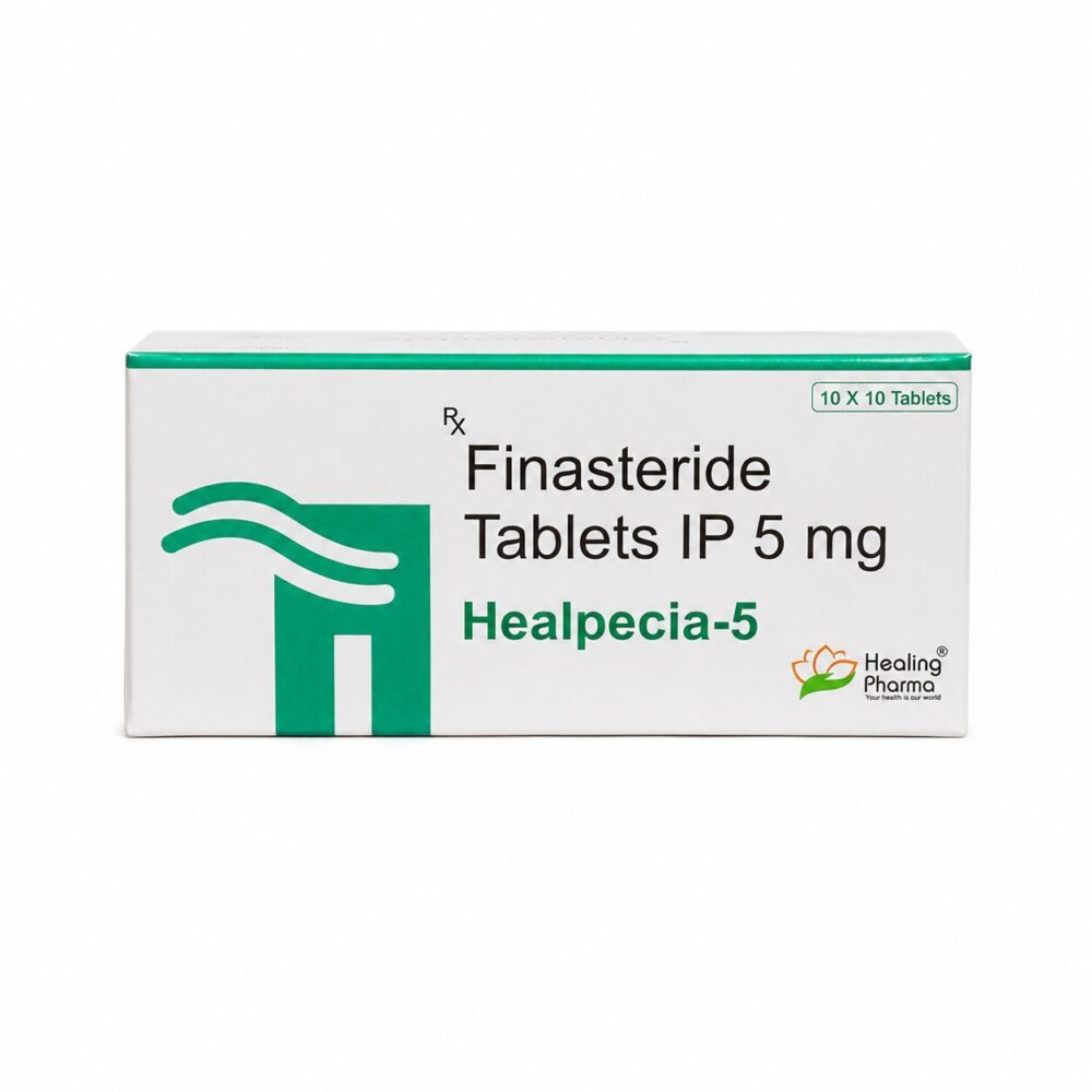 Healpecia 5 mg (Finasteride) 2 Healpecia 5mg (Finasteride) front box