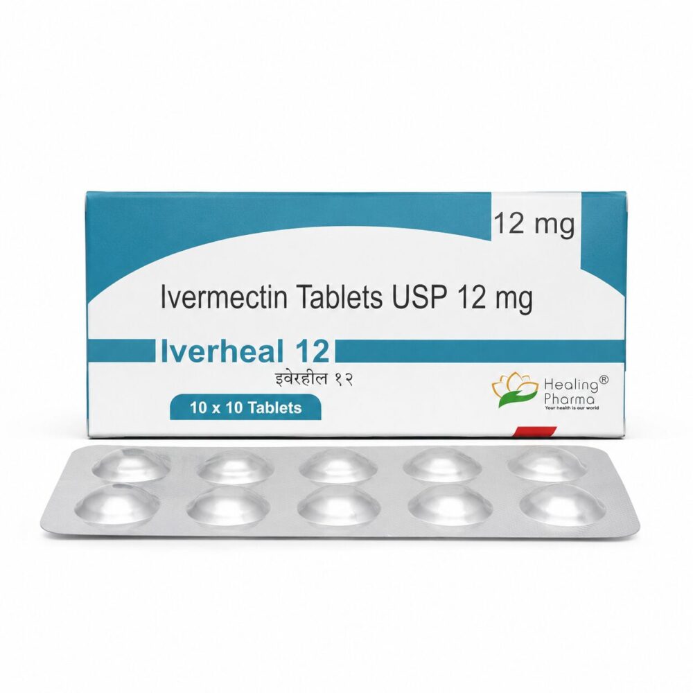 Iverheal 12 mg (Ivermectin Tablets) 1 Iverheal 12 mg - Authentic Ivermectin Tablets for Parasitic Infection Treatment.