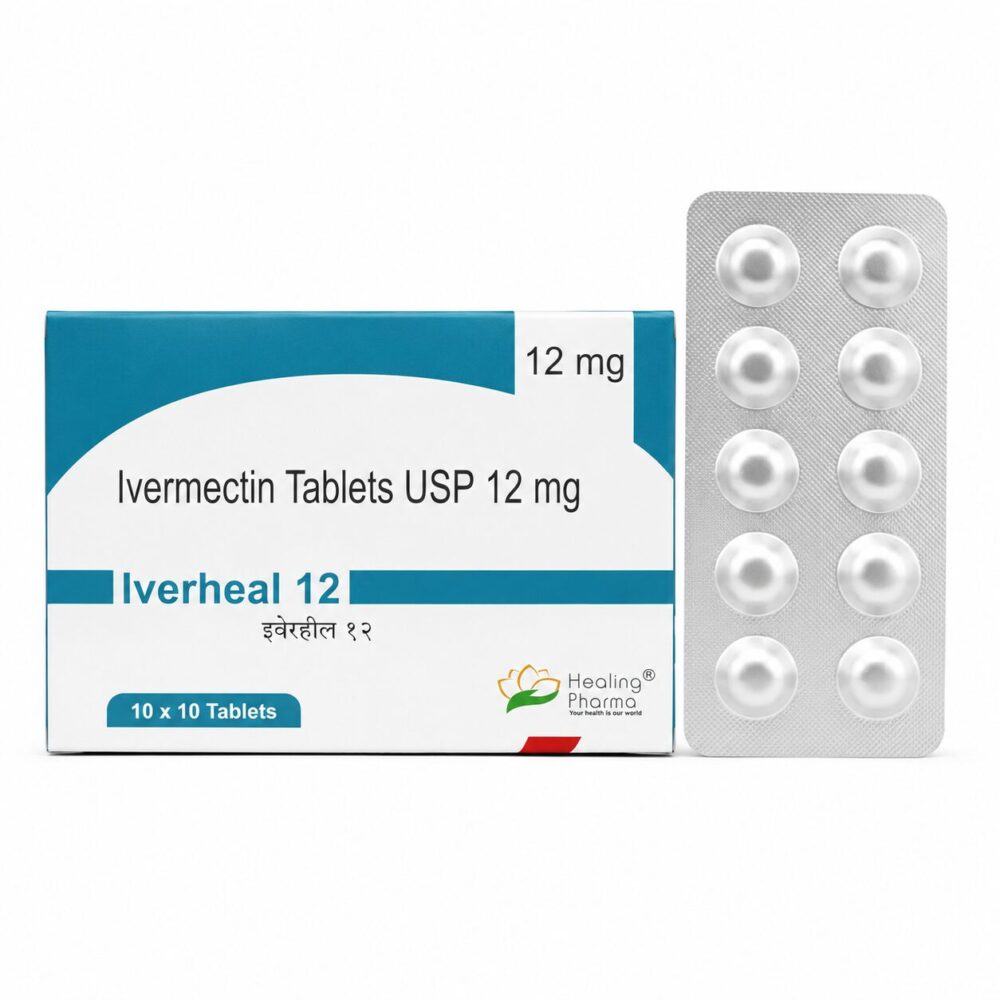 Iverheal 12 mg (Ivermectin Tablets) 3 Iverheal 12 mg - Authentic Ivermectin Tablets for Parasitic Infection Treatment.