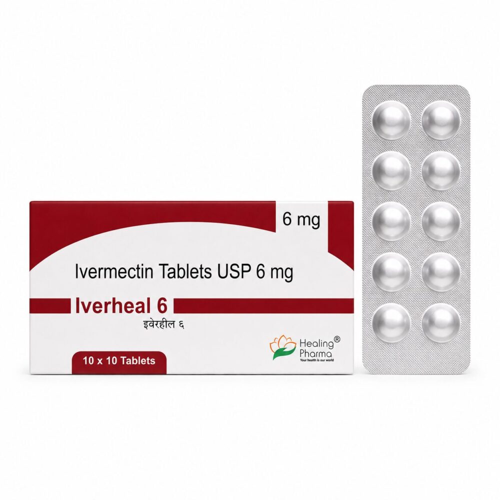 Iverheal 6 mg (Ivermectin Tablets) 4 Iverheal 6 mg - Authentic Ivermectin Tablets for Parasitic Infection Treatment.