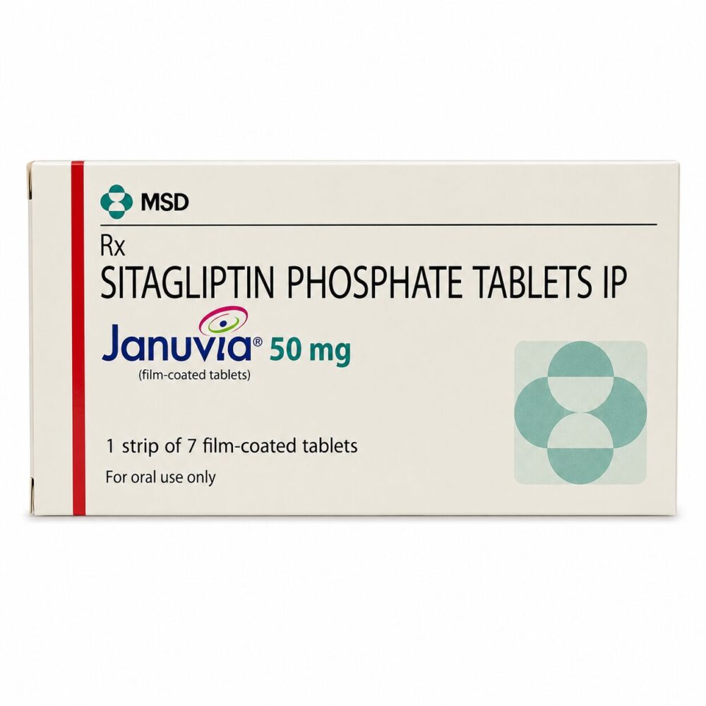 Januvia 50 mg (Sitagliptin) 2 Januvia 50 mg (Sitagliptin) front box