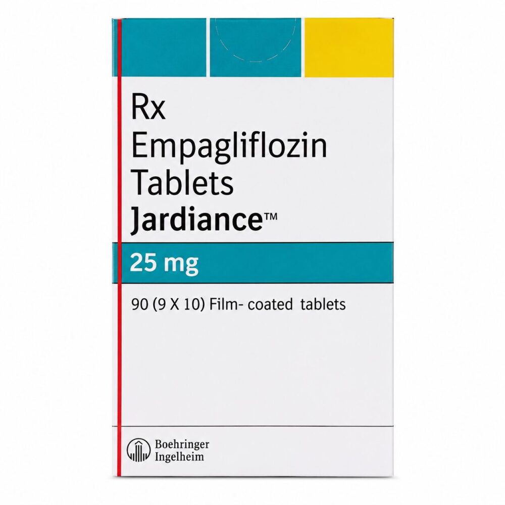 Jardiance 25 mg (Empagliflozin) 1 Jardiance 25 mg (Empagliflozin) front box