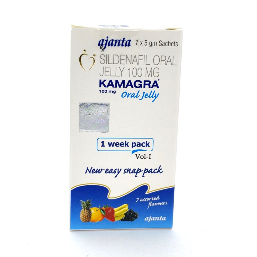 Kamagra Oral Jelly 100 mg (Sildenafil Citrate Oral Jelly) 2 Kamagra Oral jelly 100mg - Authentic Sildenafil Citrate Jellies for Fast Absorption.