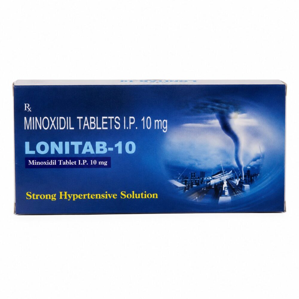 Lonitab-10 (Minoxidil) 2 Lonitab-10 (Minoxidil) front box