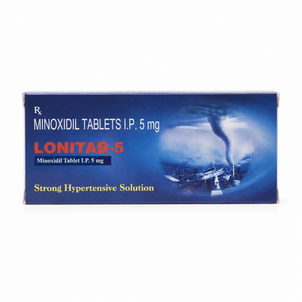 Lonitab-5 (Minoxidil) 2 Lonitab-5 (Minoxidil) front box