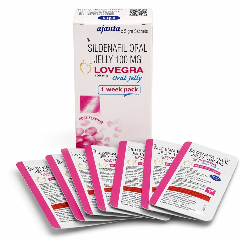 Lovegra Oral Jelly 100 mg (Sildenafil Citrate Oral Jelly) 3 Lovegra Oral Jelly 100 mg (Sildenafil Citrate Oral Jelly) - Image 3