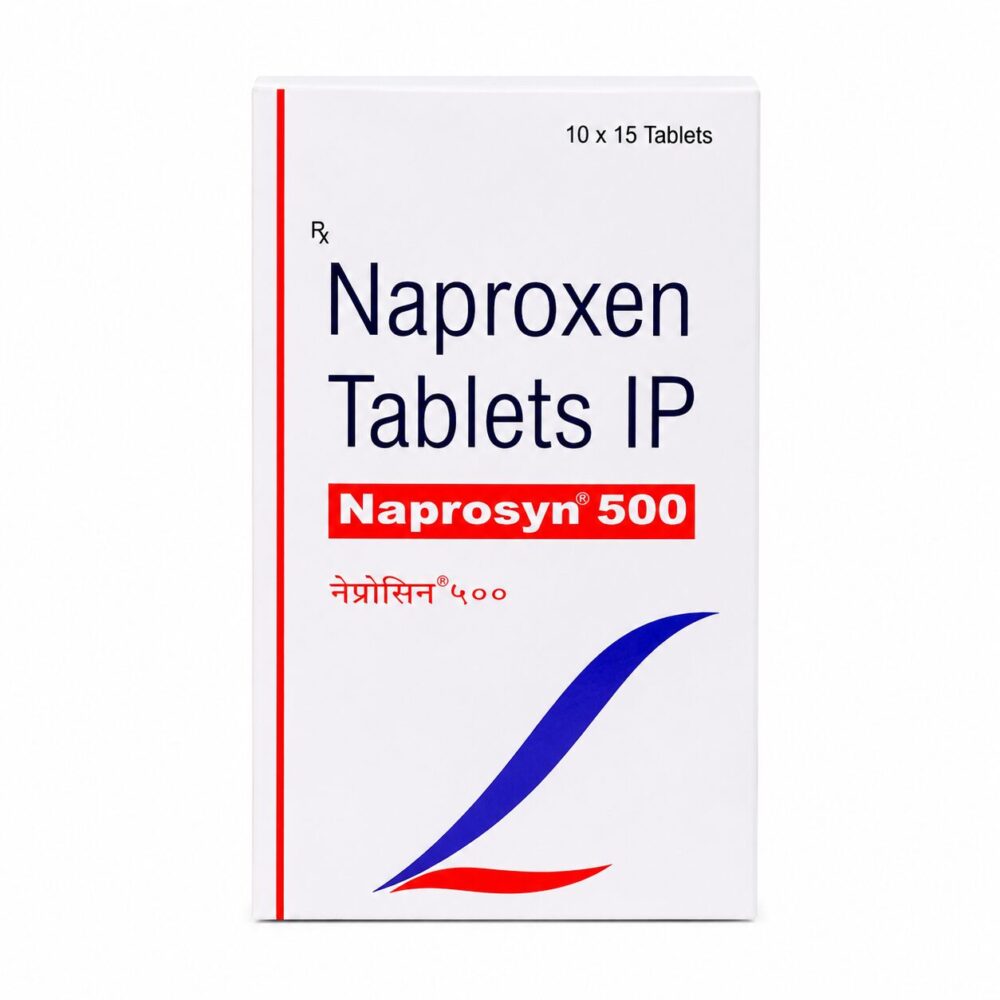 Naprosyn 500 mg (Naproxen) 1 Naprosyn 500 mg (Naproxen) front box