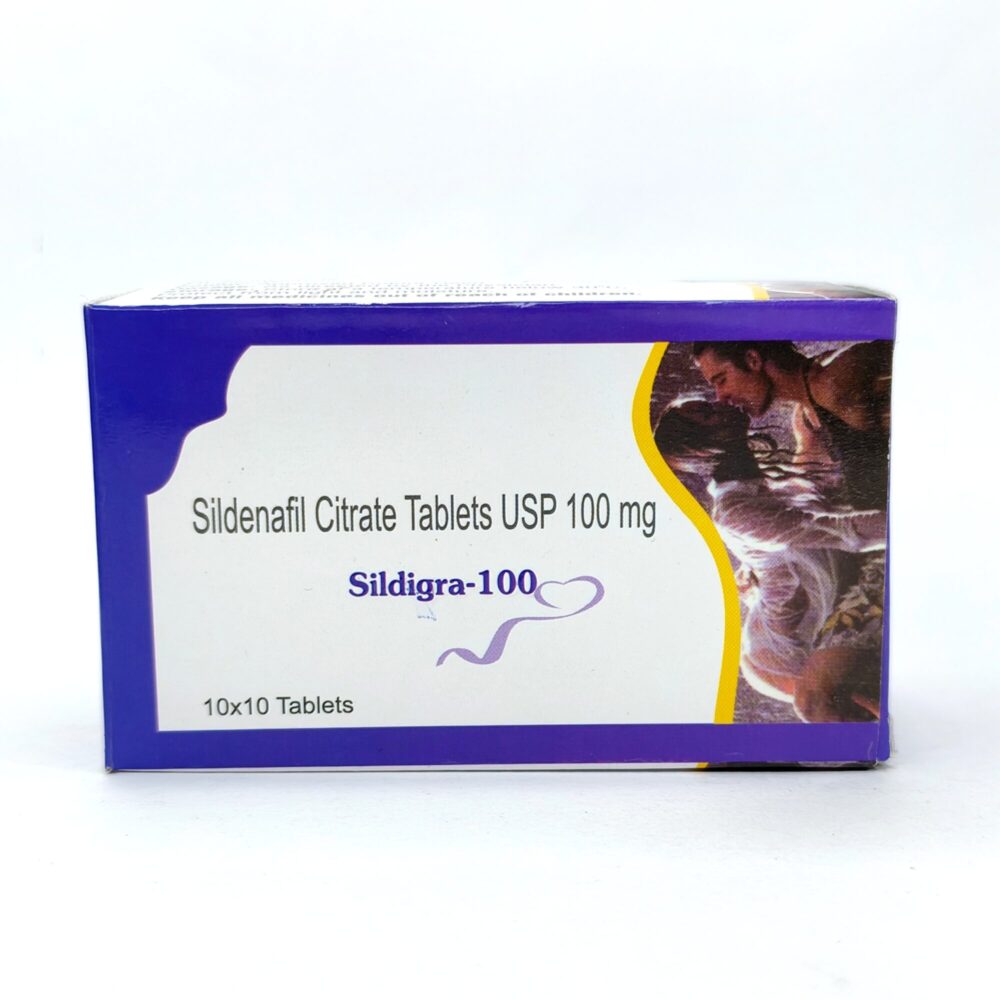 Sildigra 100 mg (Sildenafil Citrate) 2 Sildigra 100mg - Authentic Sildenafil Citrate Tablets for Reliable Performance