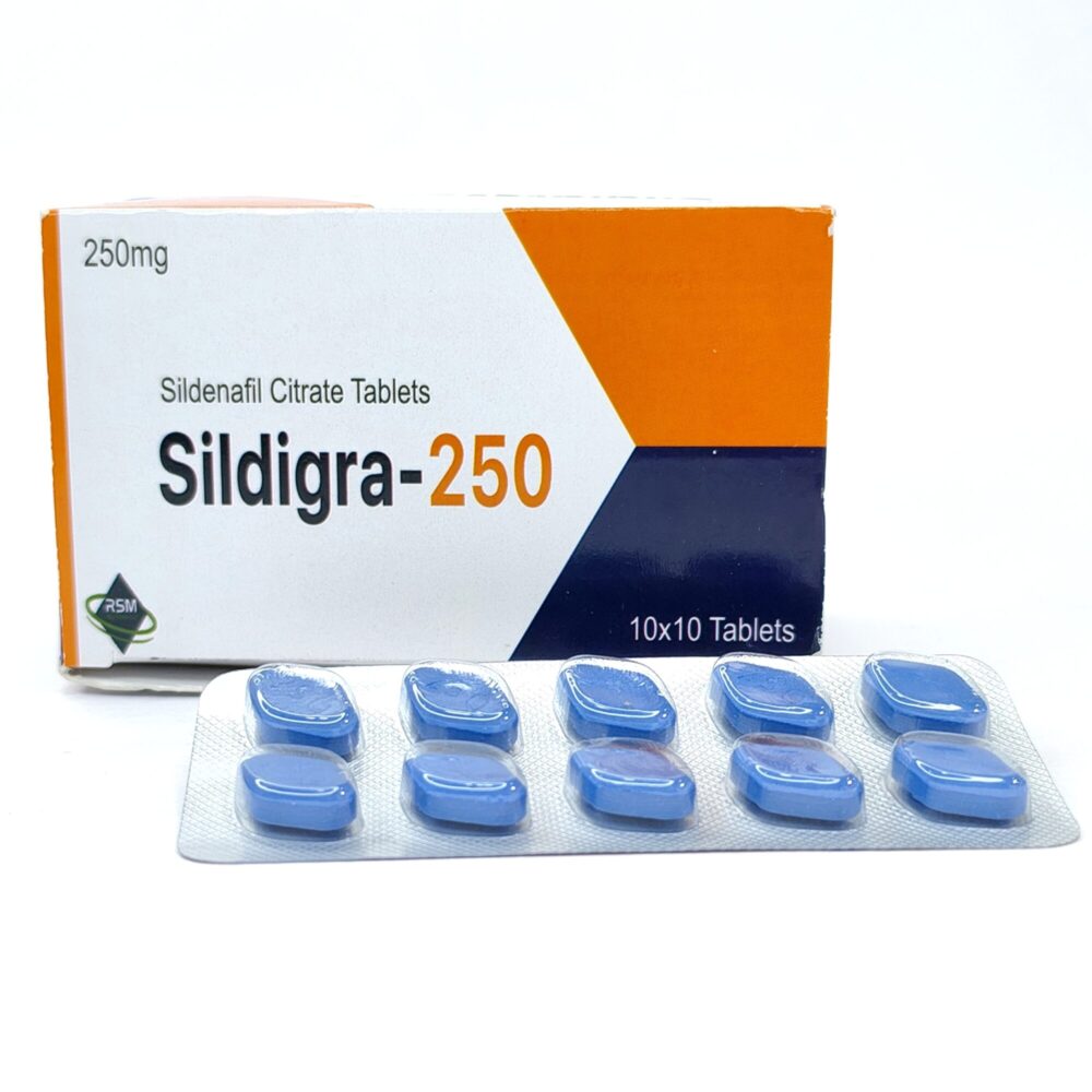 Sildigra 250 mg (Sildenafil Citrate Tablets) 1 Sildigra 250 mg - Authentic Maximum-Strength Sildenafil Citrate Tablets.
