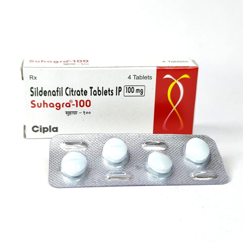 Suhagra 100 mg (Sildenafil Citrate Tablets) 1 Suhagra 100 mg - Authentic Sildenafil Citrate Tablets by Cipla