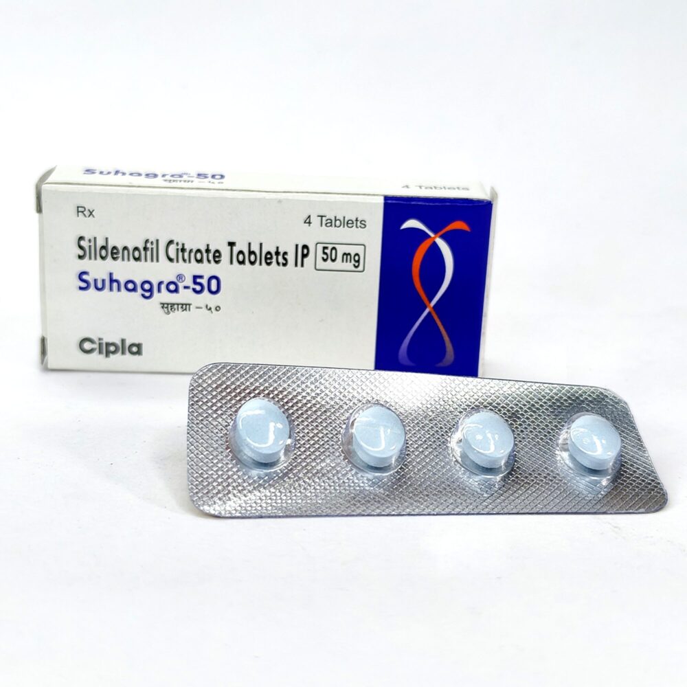 Suhagra 50 mg (Sildenafil Citrate Tablets) 1 Suhagra 50 mg - Authentic Sildenafil Citrate Tablets for Vascular Support.