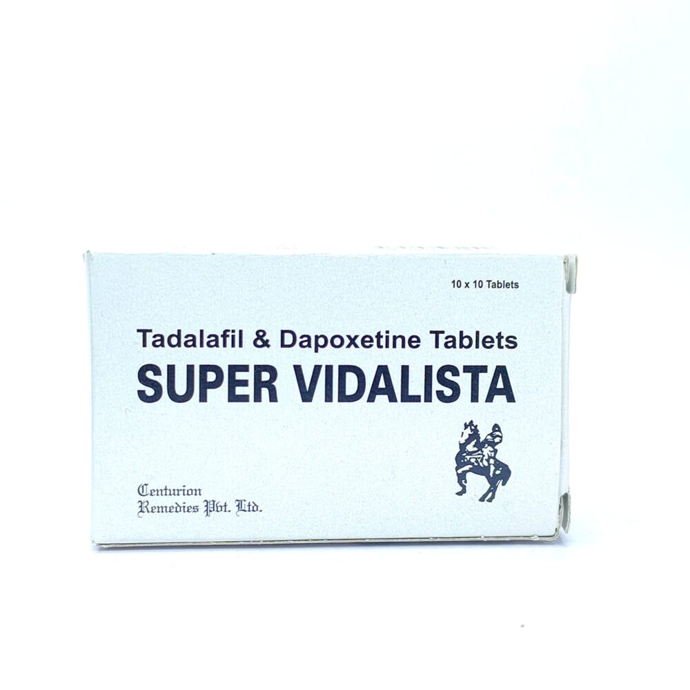 Super Vidalista (Tadalafil + Dapoxetine Tablets) 2 Super Vidalista - Authentic Tadalafil and Dapoxetine Tablets for Dual Action.