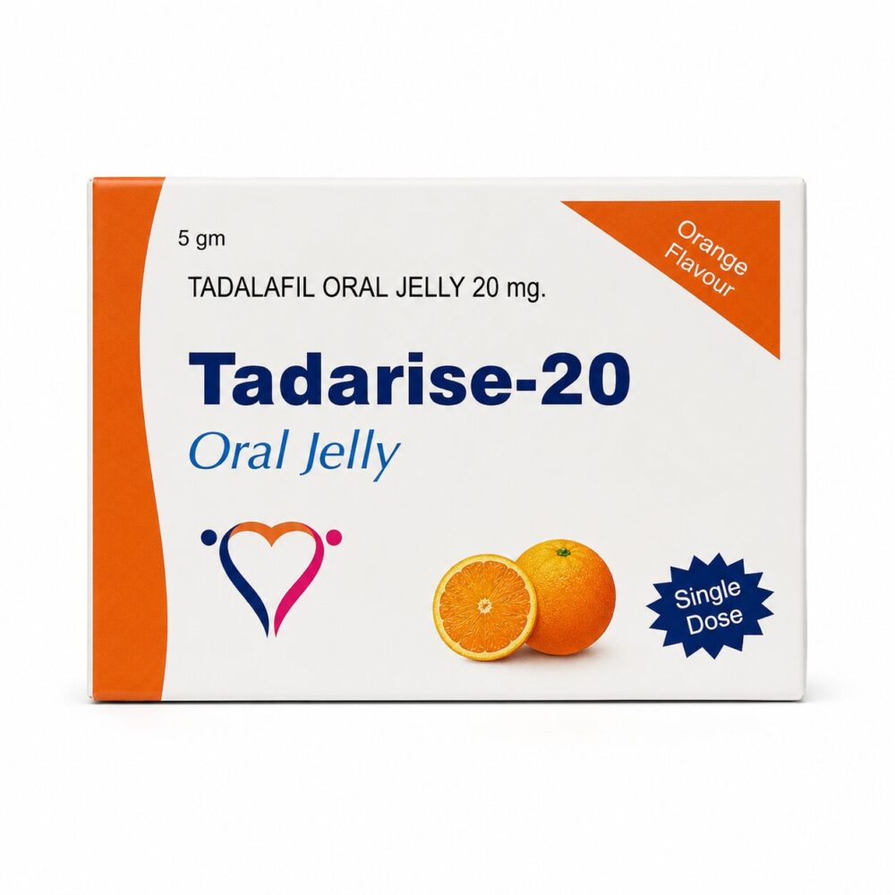 Tadarise Oral Jelly 20 mg 3 Tadarise oral jelly 20mg - Authentic Tadalafil Oral Jelly for Fast-Acting Performance.