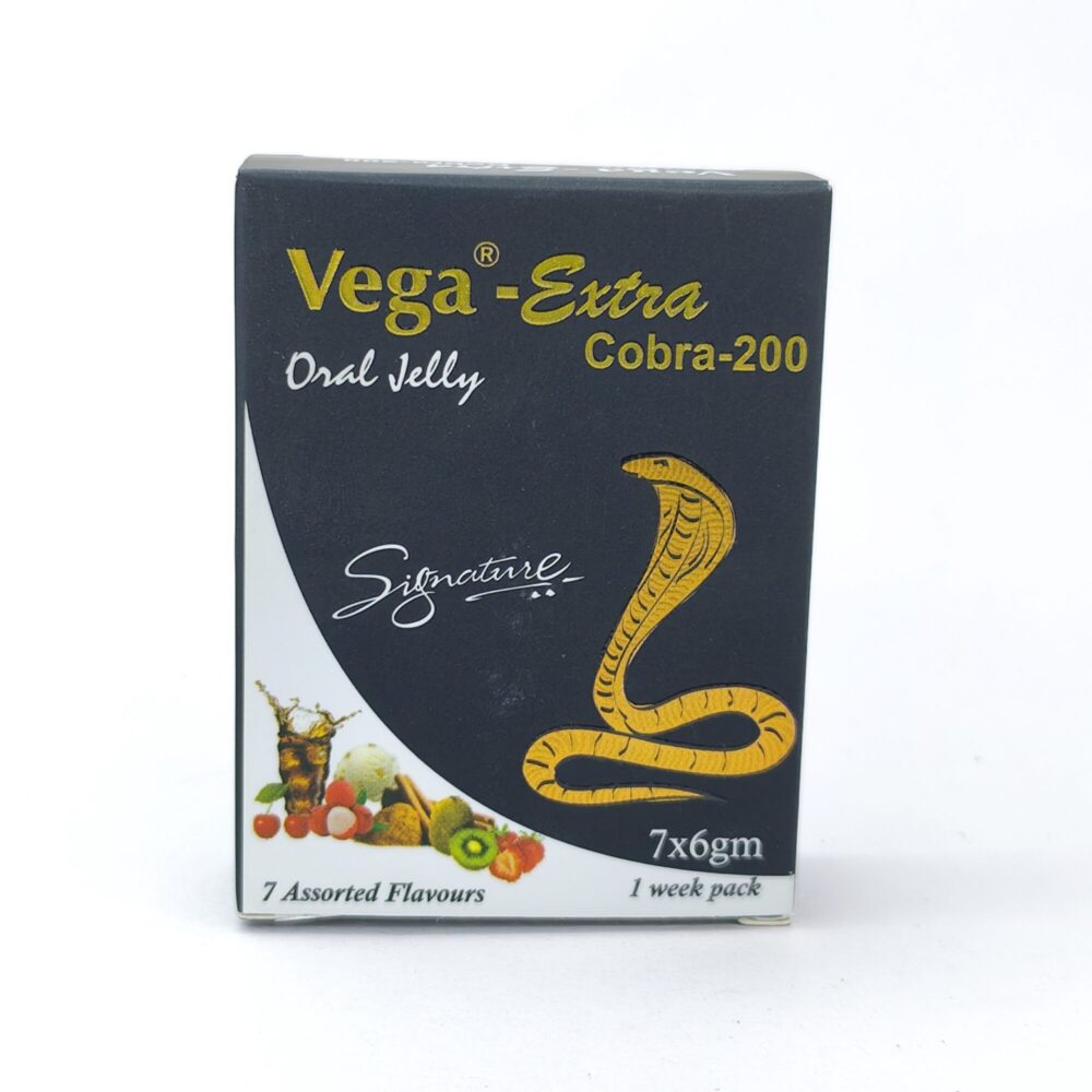 Vega Extra Cobra Oral Jelly 200 mg (Sildenafil Citrate) 2 Vega Extra Cobra Oral Jelly 200 mg (Sildenafil Citrate) - Image 2