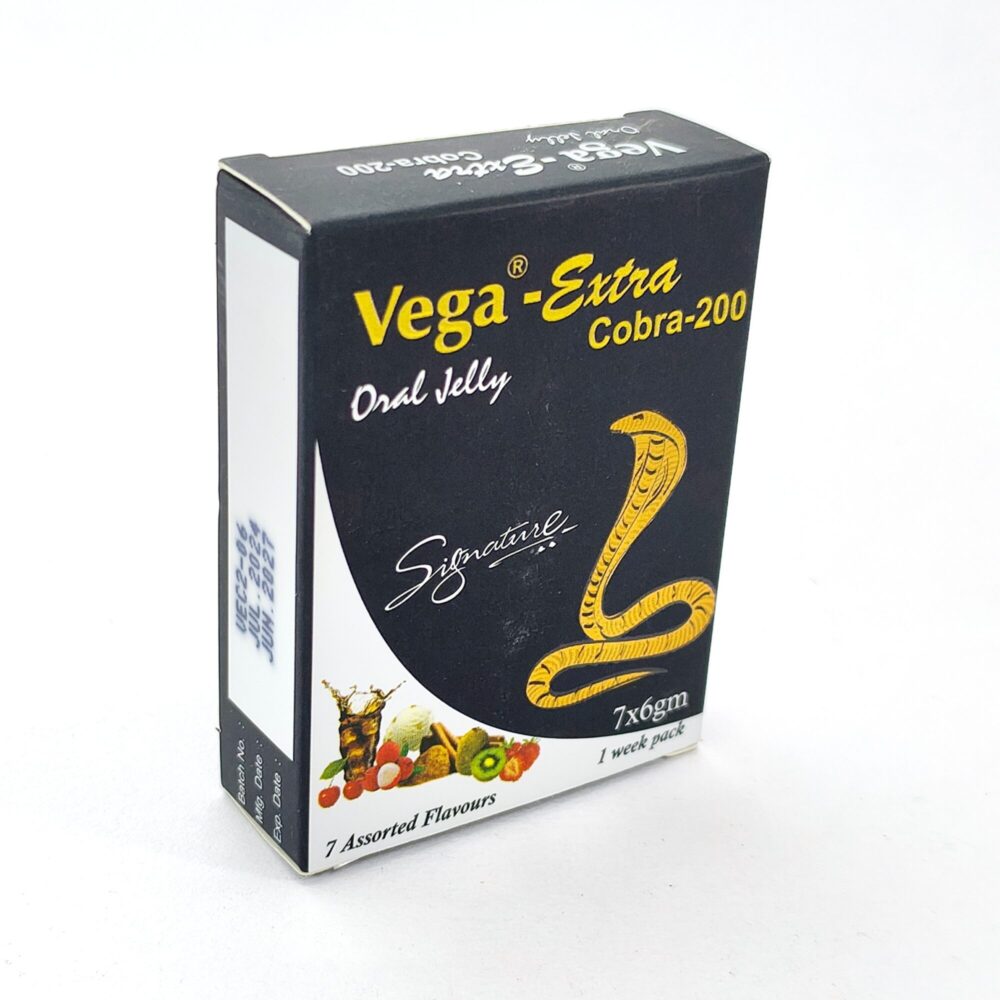 Vega Extra Cobra Oral Jelly 200 mg (Sildenafil Citrate) 3 Vega Extra Cobra Oral Jelly 200 mg (Sildenafil Citrate) - Image 3