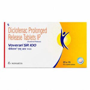 Voveran SR 100 mg (Diclofenac) front box