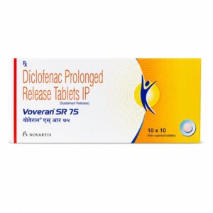 Voveran SR 75 mg (Diclofenac) front box